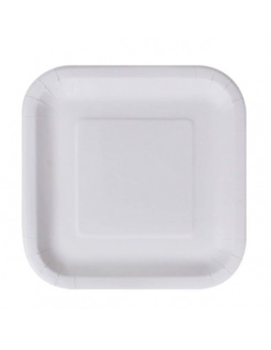 Plate set Algon Squared White...