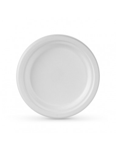 Plate set Algon White Sugar Cane...