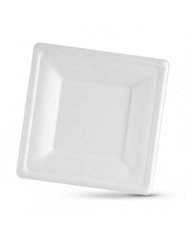 Plate set Algon Squared White Sugar...