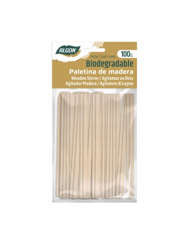 Kit of coffee stirrers Algon Wood 140...