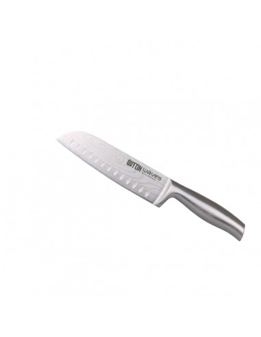 Couteau Quttin Santoku Waves Argenté...