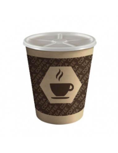 Glass with Lid Algon Coffee Cardboard...