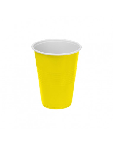 Set of reusable glasses Algon Yellow...