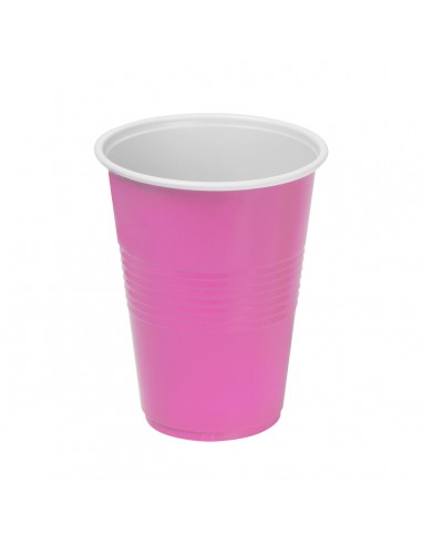 Set of reusable glasses Algon Pink 10...