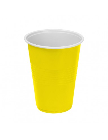 Set of reusable glasses Algon Yellow...