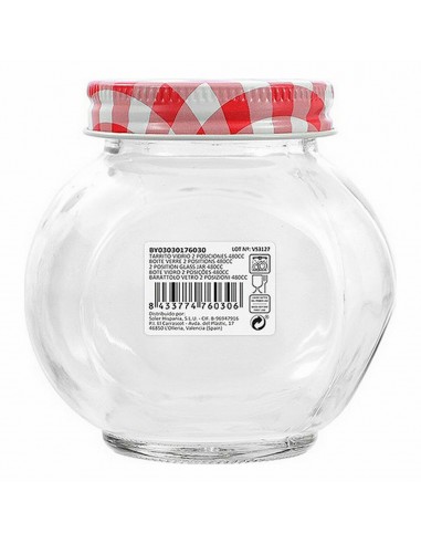 Jar Mediterraneo Glass 480 ml 10,6 X...