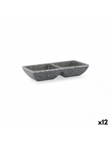 Snack tray Quid Lonja Grey Plastic 17...