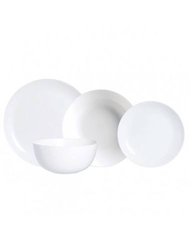 Dinnerware Set Luminarc Diwali White...