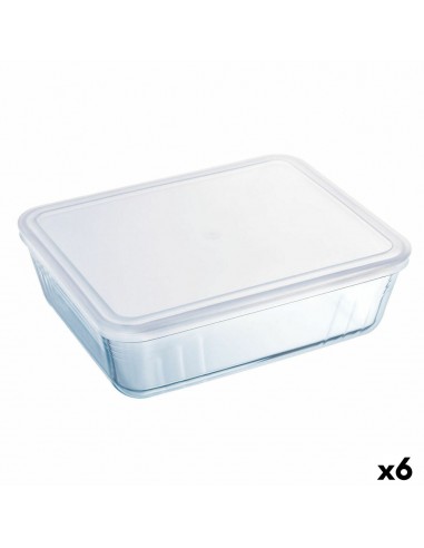 Rechteckige Lunchbox mit Deckel Pyrex...