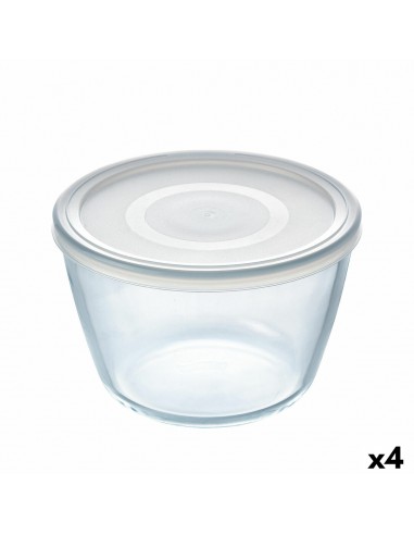 Ronde Lunchtrommel met Deksel Pyrex...