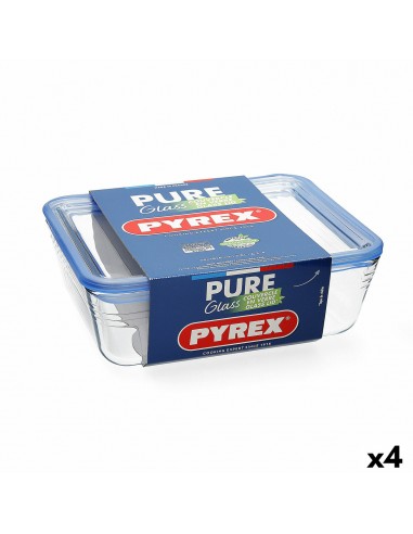 Hermetic Lunch Box Pyrex Pure Glass...