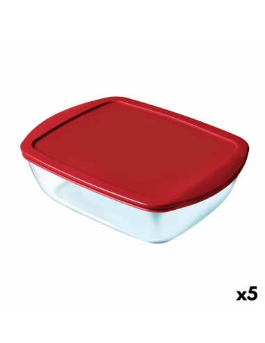 Rechteckige Lunchbox mit Deckel Pyrex...