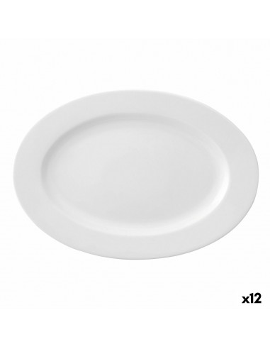 Flat plate Ariane Prime Oval Ceramic...