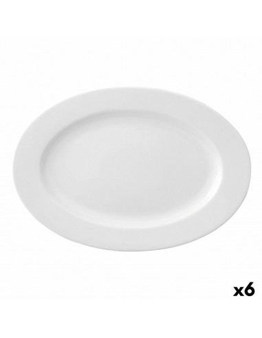 Flat plate Ariane Prime Oval Ceramic...