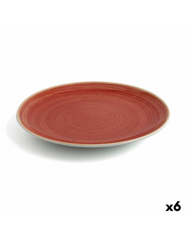 Flat plate Ariane Terra Ceramic Red...