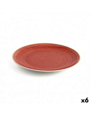 Flat plate Ariane Terra Ceramic Red...