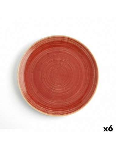 Flat plate Ariane Terra Ceramic Red...