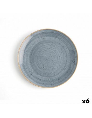 Flat plate Ariane Terra Ceramic Blue...