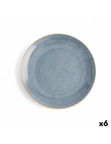 Flat plate Ariane Terra Ceramic Blue...