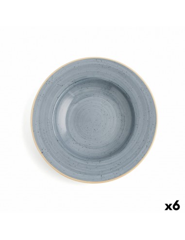 Deep Plate Ariane Terra Ceramic Blue...