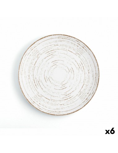 Assiette plate Ariane Tornado White...