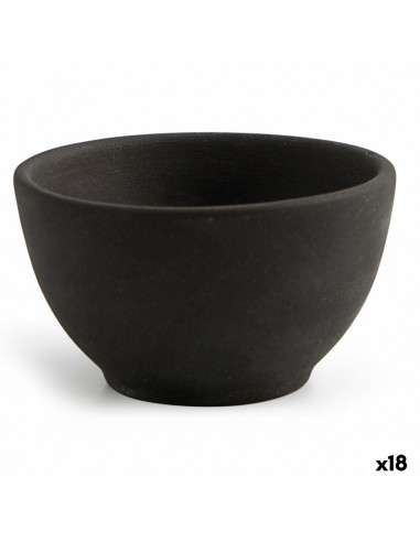 Bowl Quid Mineral Ceramic Black (9 x...