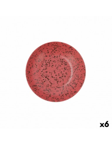 Deep Plate Ariane Oxide Ceramic Red...