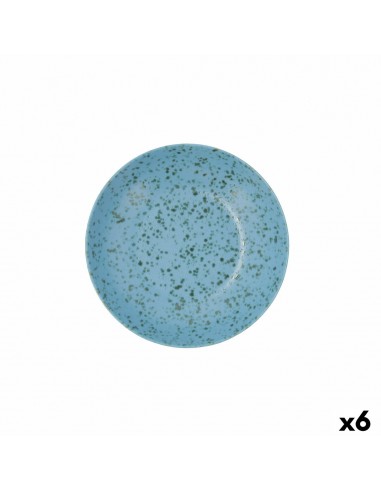 Deep Plate Ariane Oxide Ceramic Blue...