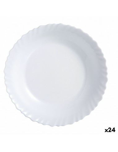 Assiette plate Luminarc Feston Blanc...