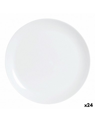 Assiette plate Luminarc Diwali Blanc...