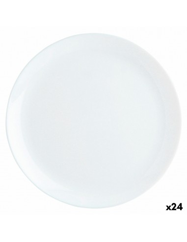 Assiette plate Luminarc Diwali Blanc...