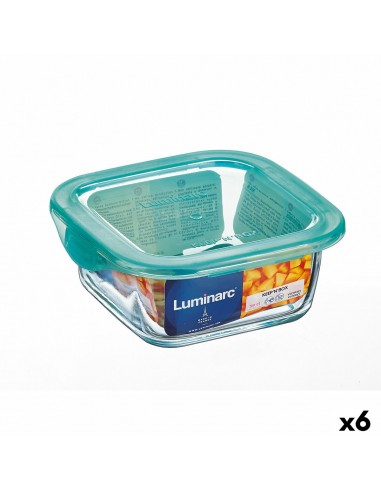 Square Lunch Box with Lid Luminarc...