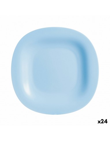 Flat plate Luminarc Carine Blue Glass...