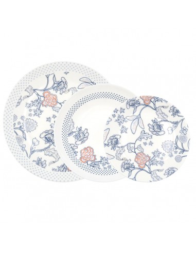 Dinnerware Set Arcopal Thelma Blue...