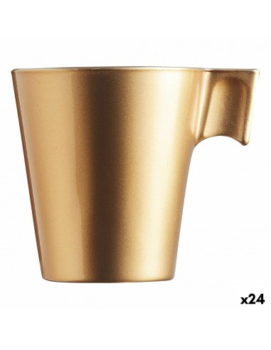 Cup Luminarc Flashy Golden 80 ml Glass