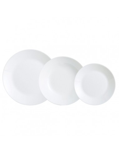 Dinnerware Set Luminarc Zelie White...