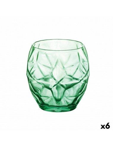 Becher Oriente grün Glas 400 ml (6...