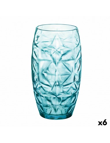 Becher Oriente Blau Glas 470 ml (6...