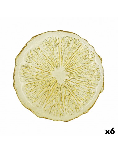 Assiette plate Quid Acid Citron Jaune...