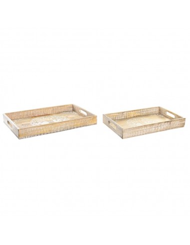 Set van trays DKD Home Decor 2 Stuks...