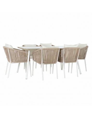 Tavolo con sedie DKD Home Decor Beige...