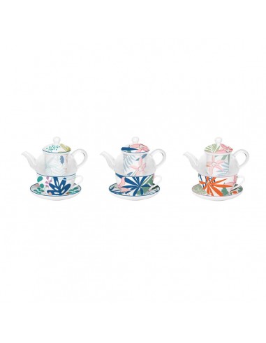 Set Teiera DKD Home Decor Cristallo...