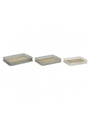 Set di Vassoi DKD Home Decor 53 x 38...