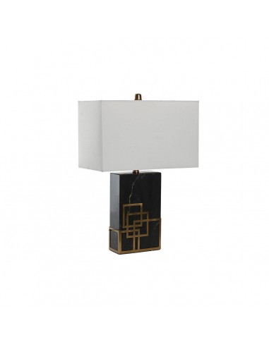 Bureaulamp DKD Home Decor Wit Zwart...