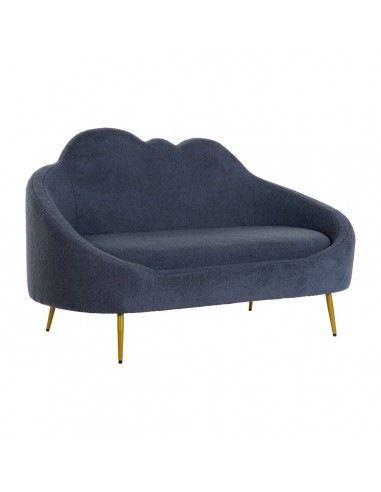 Sofa DKD Home Decor Blauw Gouden...