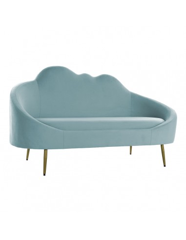 Sofa DKD Home Decor Blauw Gouden...