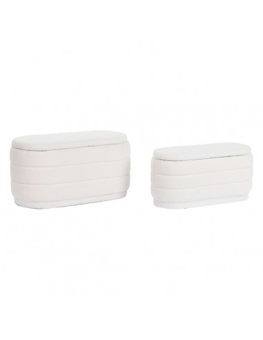 Banqueta DKD Home Decor Blanco Madera...