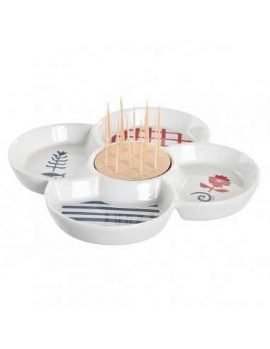 Appetizer Set DKD Home Decor Red Blue...