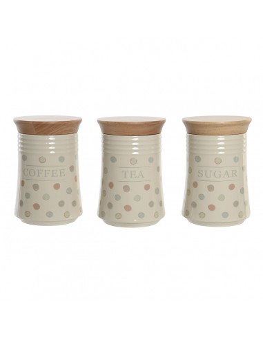 Barattolo DKD Home Decor Beige Bambù...