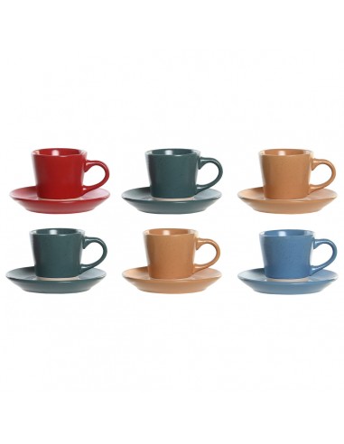 Lot de tasses avec soucoupes DKD Home...